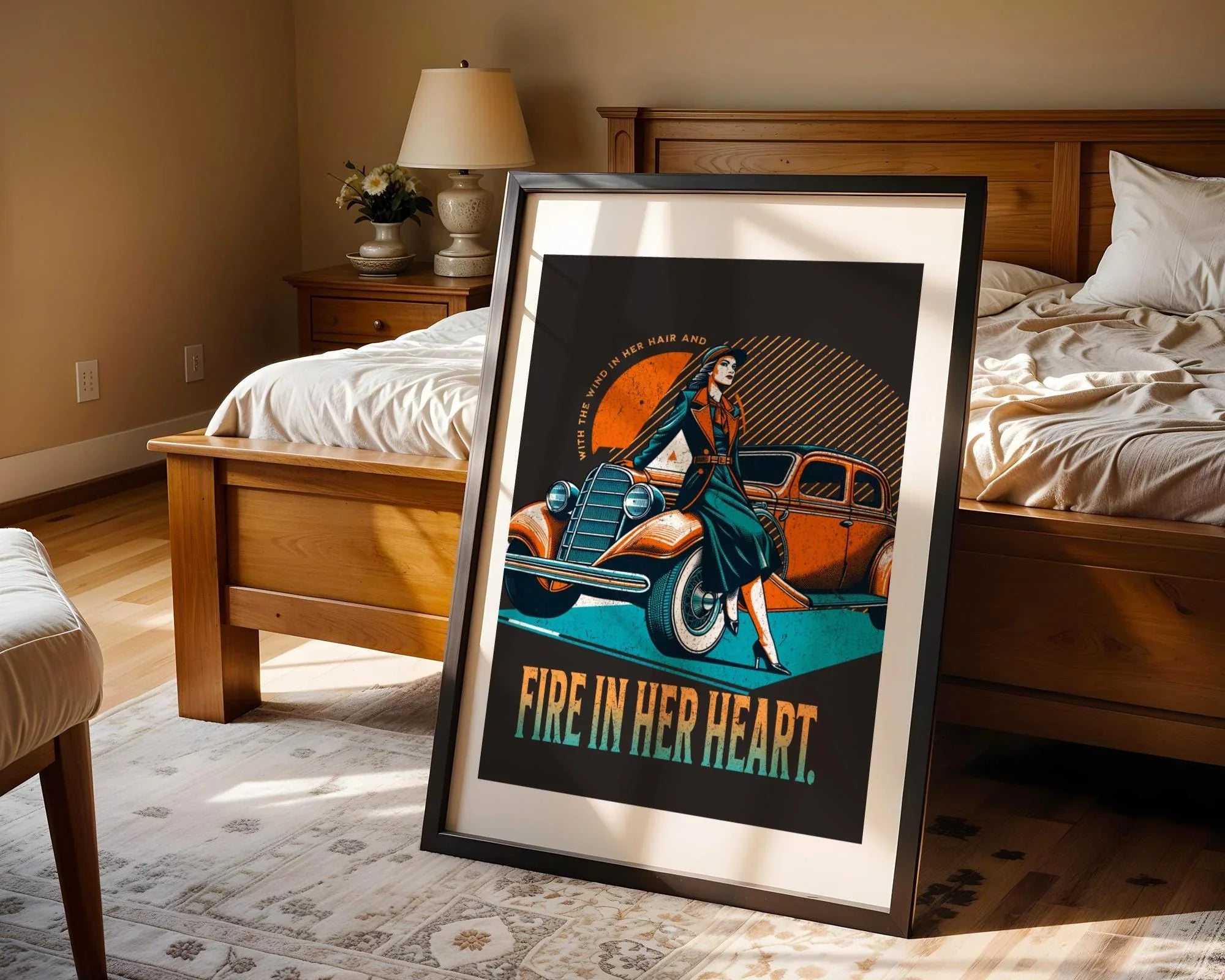 Affiche féministe – art rétro mural, femme vintage forte indépendante - Roaring 20s Paris