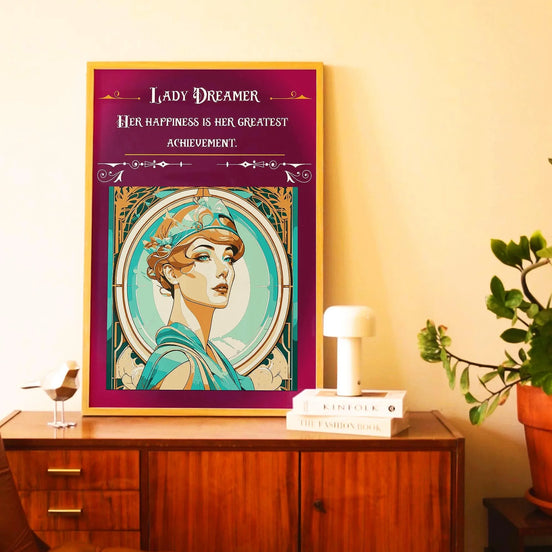 Affiche féministe art vintage – femme indépendante, déco inspirante - Roaring 20s Paris