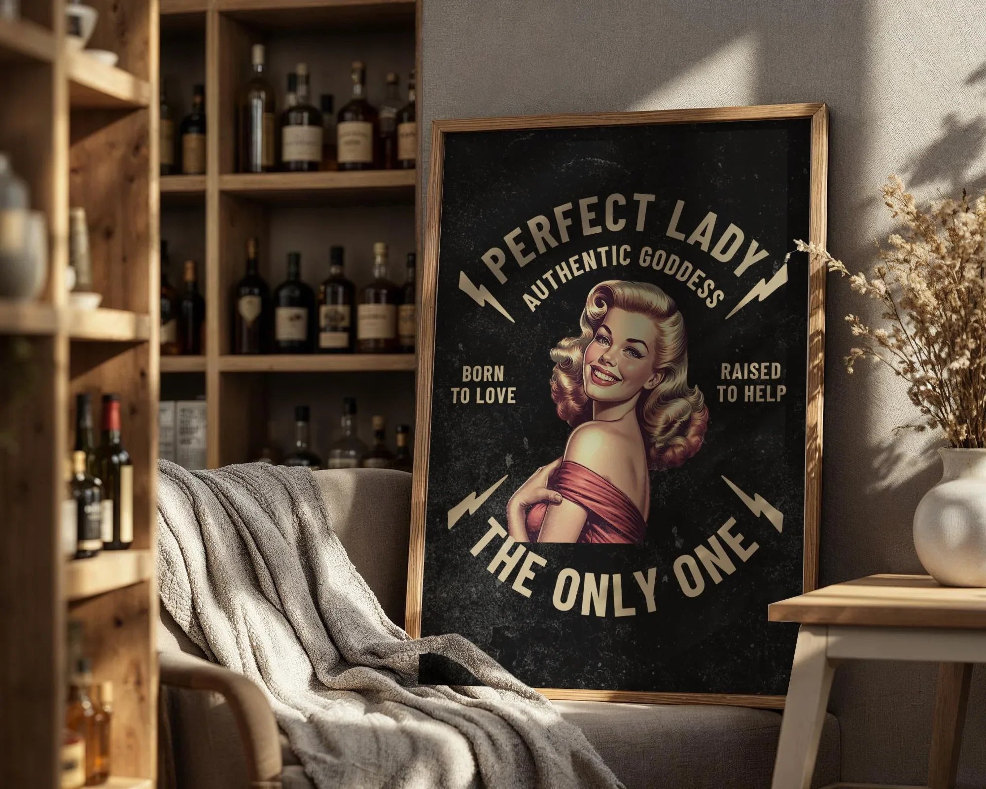 Affiche rétro femme – Perfect Lady, art vintage élégant et inspirant - Roaring 20s Paris