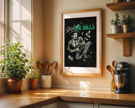 Affiche rétro succès financier, art vintage homme, poster rétro - Roaring 20s Paris