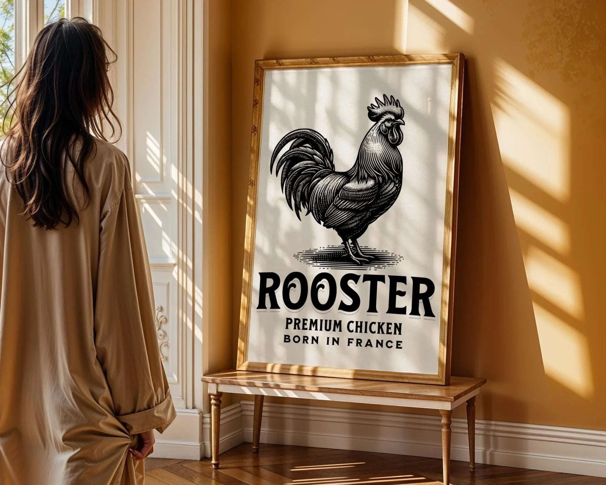 Affiche Coq français – art vintage rétro, décoration cuisine élégante k1qbj8-tb.myshopify.com Affiche animalier vintage idée, Affiche animalière imprimable, Affiche coq français rural, Affiche décorative coq rural, Affiche poulet premium idée, Art animalier poulet france, Art de la ferme déco murale, Art France coq français urbain, Décoration de cuisine français, Décoration Française typique, Poster coq rétro décoration, Poster cuisine vintage champ, Poster poulet imprimable idée