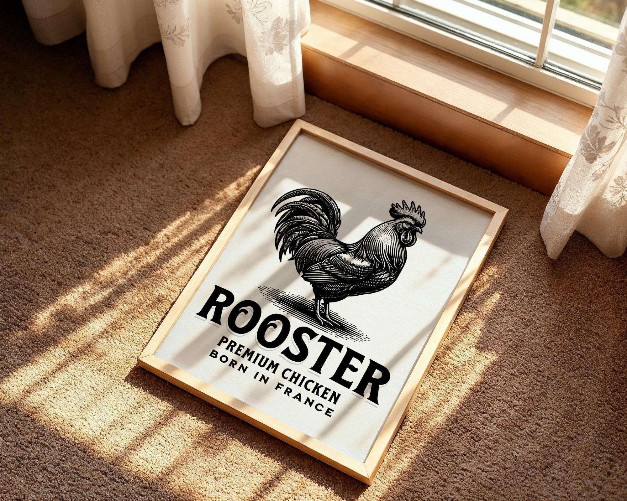Affiche Coq français – art vintage rétro, décoration cuisine élégante k1qbj8-tb.myshopify.com Affiche animalier vintage idée, Affiche animalière imprimable, Affiche coq français rural, Affiche décorative coq rural, Affiche poulet premium idée, Art animalier poulet france, Art de la ferme déco murale, Art France coq français urbain, Décoration de cuisine français, Décoration Française typique, Poster coq rétro décoration, Poster cuisine vintage champ, Poster poulet imprimable idée