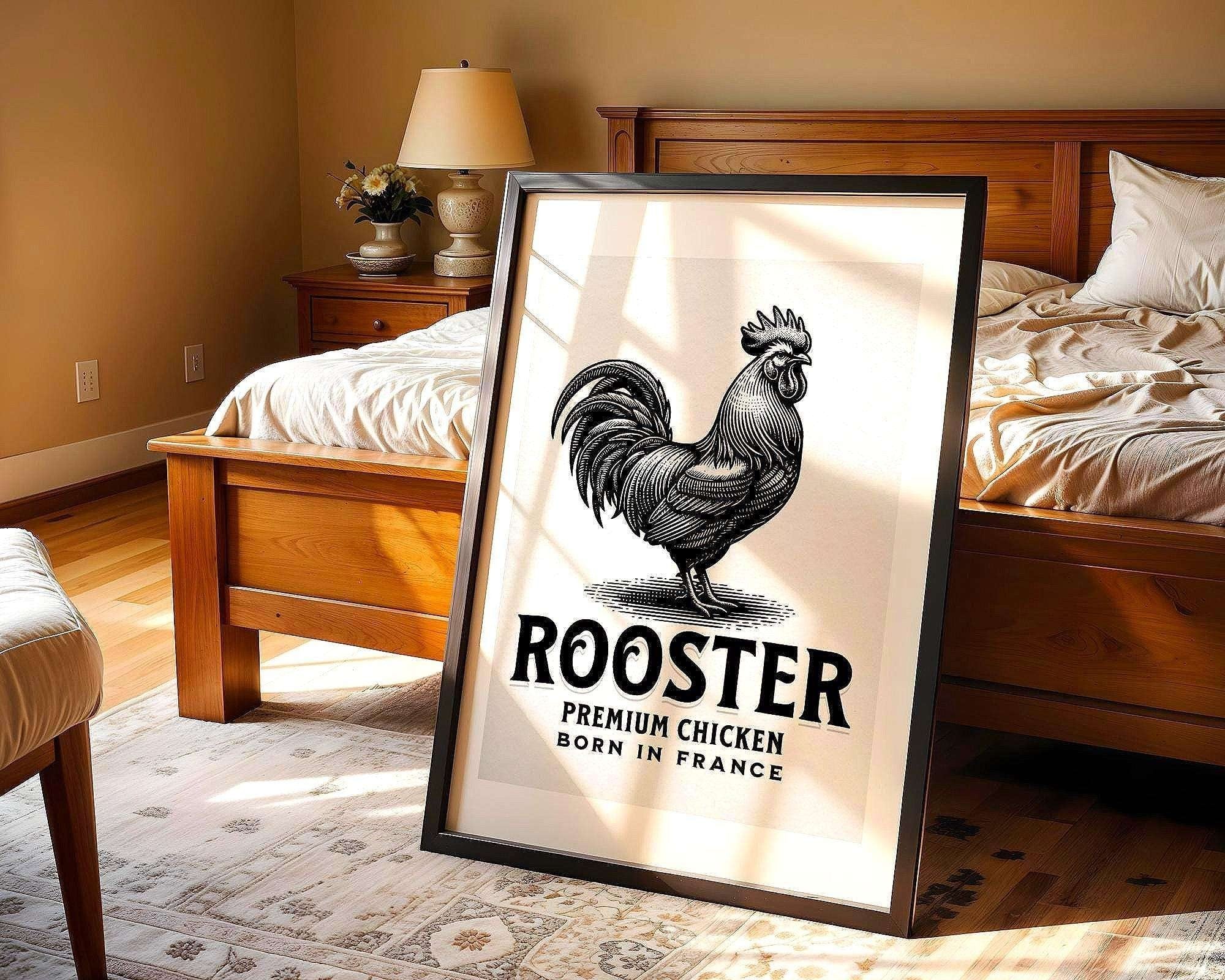 Affiche Coq français – art vintage rétro, décoration cuisine élégante k1qbj8-tb.myshopify.com Affiche animalier vintage idée, Affiche animalière imprimable, Affiche coq français rural, Affiche décorative coq rural, Affiche poulet premium idée, Art animalier poulet france, Art de la ferme déco murale, Art France coq français urbain, Décoration de cuisine français, Décoration Française typique, Poster coq rétro décoration, Poster cuisine vintage champ, Poster poulet imprimable idée