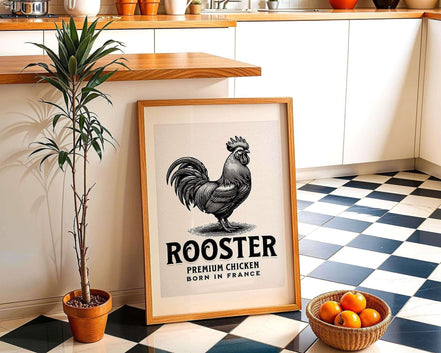 Affiche Coq français – art vintage rétro, décoration cuisine élégante k1qbj8-tb.myshopify.com Affiche animalier vintage idée, Affiche animalière imprimable, Affiche coq français rural, Affiche décorative coq rural, Affiche poulet premium idée, Art animalier poulet france, Art de la ferme déco murale, Art France coq français urbain, Décoration de cuisine français, Décoration Française typique, Poster coq rétro décoration, Poster cuisine vintage champ, Poster poulet imprimable idée
