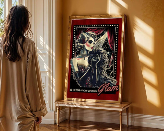 Affiche Glamour – art rétro Broadway 1920, déco vintage femme élégante k1qbj8-tb.myshopify.com affiche glamour rétro cadeau, affiche imprimable star unique, affiche rétro glamour idée, affiche vintage glamour poster, art rétro vintage cadeau glam, art vintage glamour broadway, broadway theatre 1920, confiance en soi cadeau ami, décoration glamour vintage 19s, décoration rétro glamour idée, poster cinéma vintage cadeau, poster glamour imprimable, star de son propre show femme