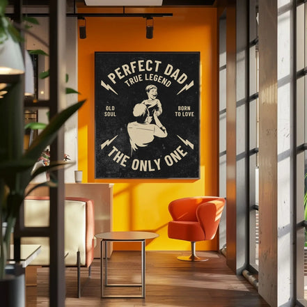 Affiche Perfect Dad, art vintage père et fils, affiche imprimable papa k1qbj8-tb.myshopify.com affiche cadeau fête des pères, affiche fête des pères, affiche imprimable papa, affiche papa cadeau, affiche père vintage, art famille rétro, art père et fils, art père rétro, art vintage famille, art vintage père, décoration famille vintage, décoration papa rétro, décoration père et fils