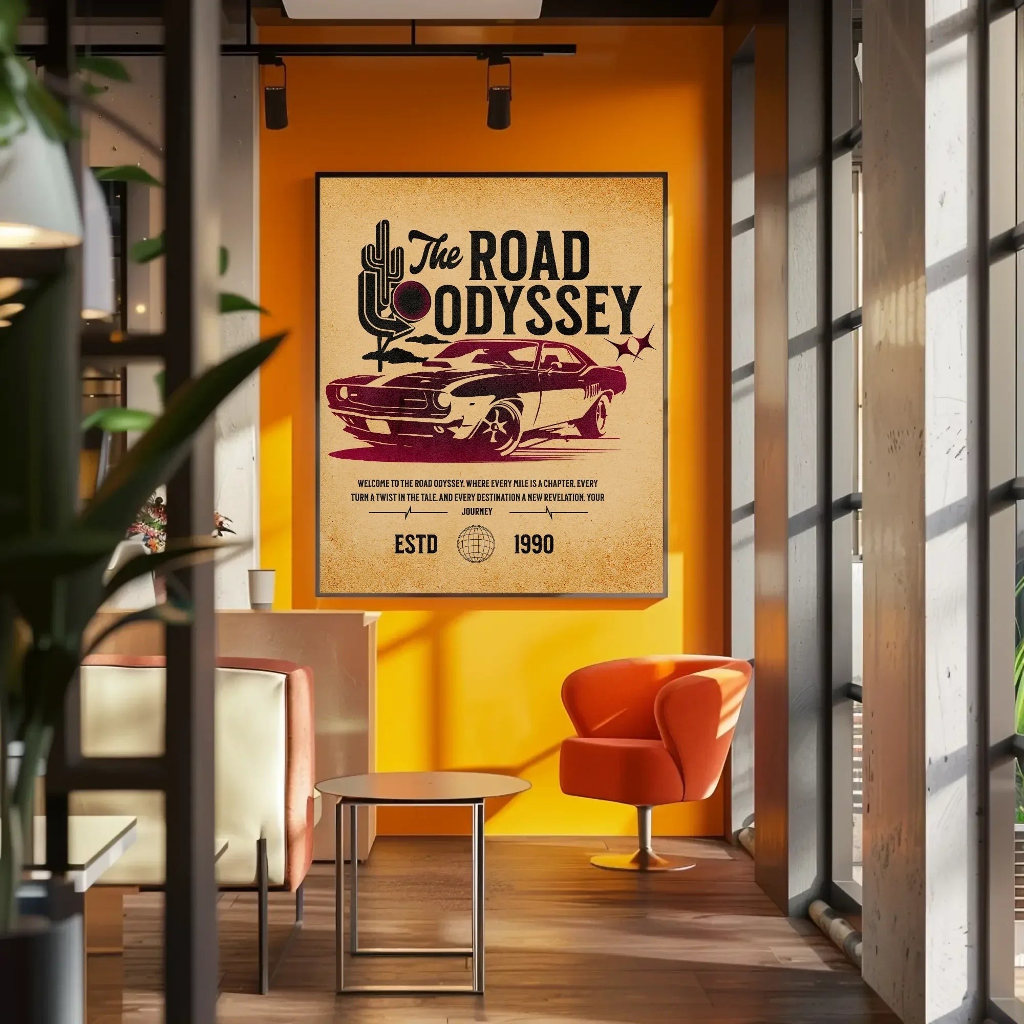 Affiche Road Odyssey, art vintage voiture, poster voyage en voiture k1qbj8-tb.myshopify.com Affiche aventure automobile, Affiche aventure sur la route, Affiche road trip, Affiche road trip vintage, Affiche voyage en voiture, Affiche voyage libre, Art aventure sur la route, Art vintage voyage, Art voiture rétro, Décoration voiture rétro, Poster imprimable voyage, Poster voyage en voiture