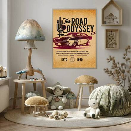 Affiche Road Odyssey, art vintage voiture, poster voyage en voiture k1qbj8-tb.myshopify.com Affiche aventure automobile, Affiche aventure sur la route, Affiche road trip, Affiche road trip vintage, Affiche voyage en voiture, Affiche voyage libre, Art aventure sur la route, Art vintage voyage, Art voiture rétro, Décoration voiture rétro, Poster imprimable voyage, Poster voyage en voiture