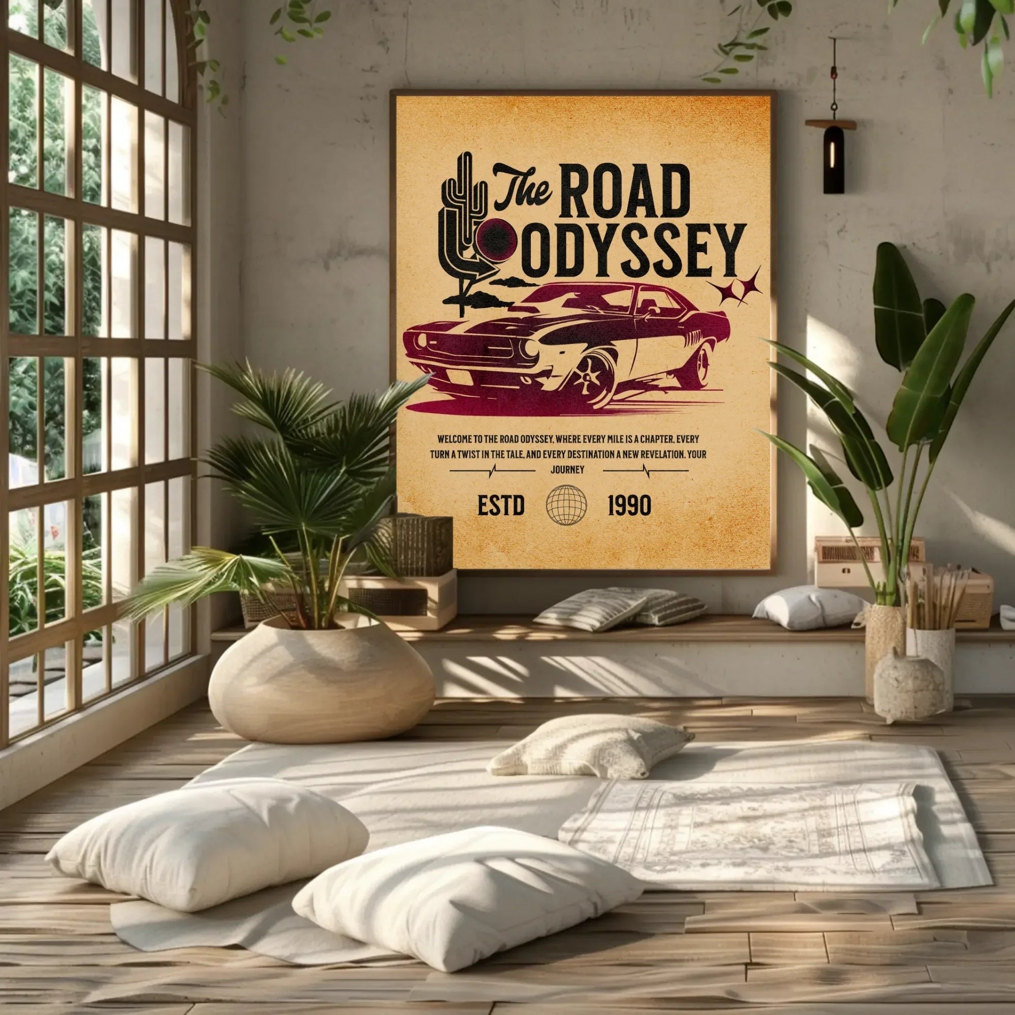 Affiche Road Odyssey, art vintage voiture, poster voyage en voiture k1qbj8-tb.myshopify.com Affiche aventure automobile, Affiche aventure sur la route, Affiche road trip, Affiche road trip vintage, Affiche voyage en voiture, Affiche voyage libre, Art aventure sur la route, Art vintage voyage, Art voiture rétro, Décoration voiture rétro, Poster imprimable voyage, Poster voyage en voiture