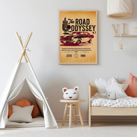 Affiche Road Odyssey, art vintage voiture, poster voyage en voiture k1qbj8-tb.myshopify.com Affiche aventure automobile, Affiche aventure sur la route, Affiche road trip, Affiche road trip vintage, Affiche voyage en voiture, Affiche voyage libre, Art aventure sur la route, Art vintage voyage, Art voiture rétro, Décoration voiture rétro, Poster imprimable voyage, Poster voyage en voiture
