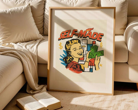 Affiche Self-Made, motivation, poster femme indépendante, féminisme k1qbj8-tb.myshopify.com Affiche empowerment féminin, Affiche empowerment succès, Affiche inspiration vintage, Affiche motivation femme, Affiche réussite imprimable, Art entrepreneuriat, Art féminisme vintage, Art self-made woman, Décoration motivationnelle, Poster entrepreneur femme, Poster femme forte, Poster réussite personnelle