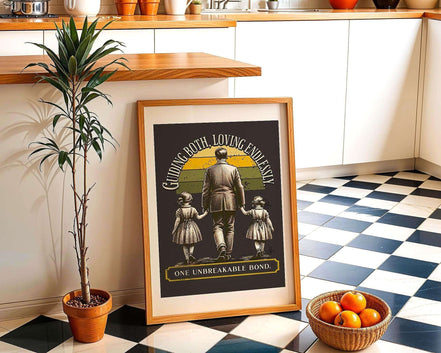 Affiche père et filles vintage – art rétro amour paternel, cadeau k1qbj8-tb.myshopify.com affiche ancienne murale salon, affiche famille parents enfant, affiche famille unie amour, affiche lien familial cadeau, affiche père et filles vintage, amour paternel rétro cadeau, art familial fort tendance, art intergénérationnel mural, art vintage père famille idée, cadeau papa amour enfant, confiance en soi phrases, décoration vintage familiale, poster relation père fille art