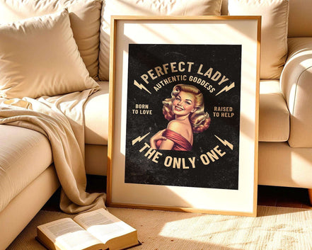 Affiche rétro femme – Perfect Lady, art vintage élégant et inspirant k1qbj8-tb.myshopify.com affiche femme élégante art, affiche imprimable femme, affiche imprimable féministe, affiche perfect lady vintage, affiche rétro chic idée style, affiche style rétro femme, art rétro peaky blinders, art vintage peaky blinders, art vintage rétro style style, art élégant femme cadeau, décoration bureau féministe, décoration lady vintage rétro, décoration élégance féministe