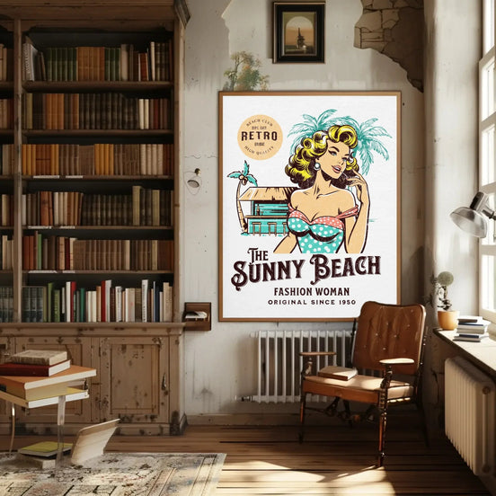 Affiche rétro plage, art vintage mode femme, affiche mode 50's, idée k1qbj8-tb.myshopify.com Affiche mode années 50, Affiche mode ensoleillée, Affiche mode femme rétro, Affiche rétro 50's, Affiche rétro mode, Art plage vintage, Art vintage femme, Art vintage vacances, Décoration femme vintage, Décoration plage ensoleillée, Décoration rétro plage, Mode vintage femme, Plage mode rétro