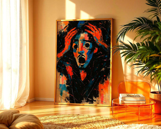 Affiche visage abstrait – art expression émotion, peinture artistique k1qbj8-tb.myshopify.com affiche ancienne histoire, affiche expression hurlement, affiche sombre art expression, affiche visage art abstrait, art peinture gustave courbet, décoration art brut moderne, image cri peinture symbolique, peinture art choc émotionnel, peinture émotion cri intérieur, peinture émotion désespéré, portrait abstrait peinture art, poster artistique contemporain, poster artistique française