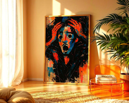 Affiche visage abstrait – art expression émotion, peinture artistique k1qbj8-tb.myshopify.com affiche ancienne histoire, affiche expression hurlement, affiche sombre art expression, affiche visage art abstrait, art peinture gustave courbet, décoration art brut moderne, image cri peinture symbolique, peinture art choc émotionnel, peinture émotion cri intérieur, peinture émotion désespéré, portrait abstrait peinture art, poster artistique contemporain, poster artistique française