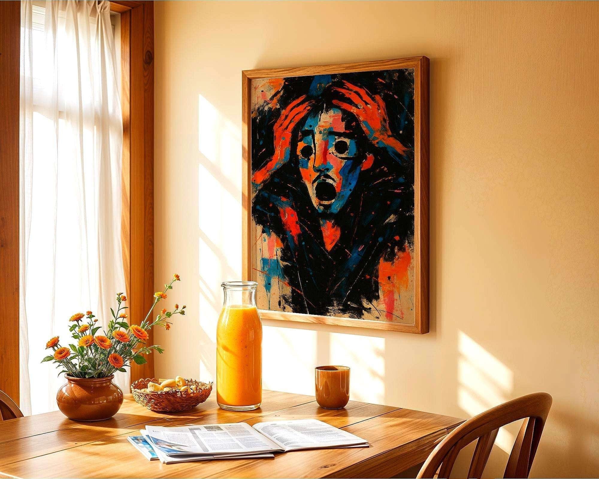 Affiche visage abstrait – art expression émotion, peinture artistique k1qbj8-tb.myshopify.com affiche ancienne histoire, affiche expression hurlement, affiche sombre art expression, affiche visage art abstrait, art peinture gustave courbet, décoration art brut moderne, image cri peinture symbolique, peinture art choc émotionnel, peinture émotion cri intérieur, peinture émotion désespéré, portrait abstrait peinture art, poster artistique contemporain, poster artistique française