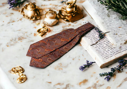 Ascot lavallière en soie jaune I – cravate foulard homme mariage chic - Roaring 20s Paris