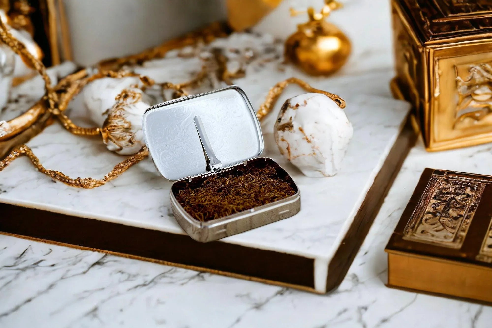 Blague tabac personnalisée acier – Shelby vintage cadeau mariage rétro - Roaring 20s Paris