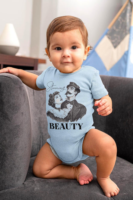 Body bébé à message custom manches longues, body bébé vintage - Roaring 20s Paris