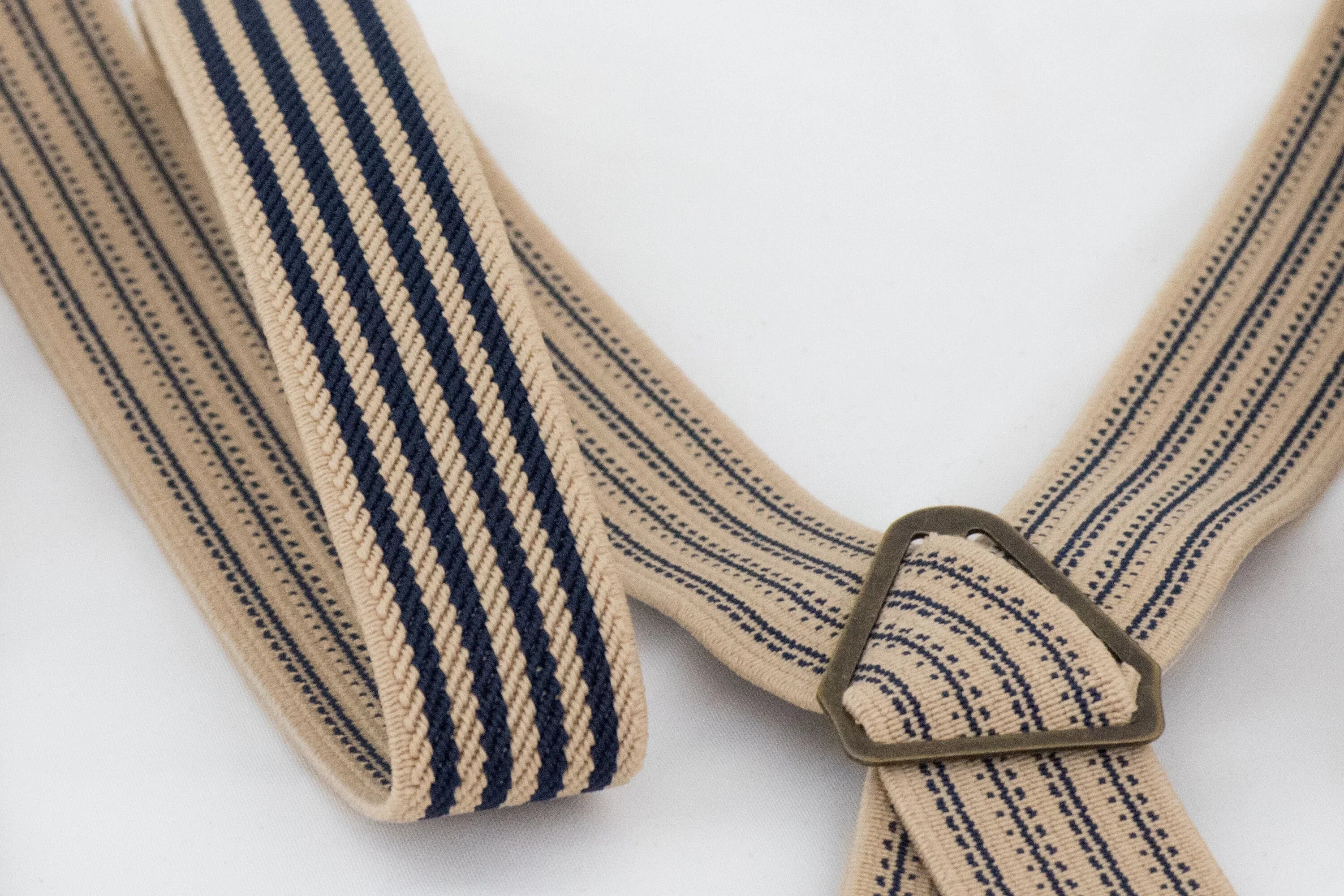 Bretelles Blue Gatsby – élastiques ajustables pour costume mariage - Roaring 20s Paris