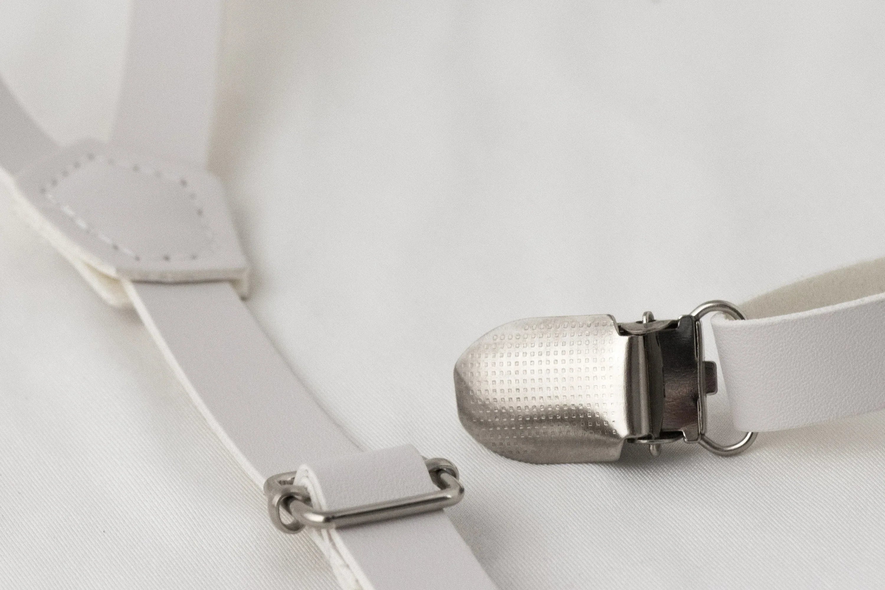 Bretelles cuir homme Polly Gray – style vintage pour costume chic - Roaring 20s Paris