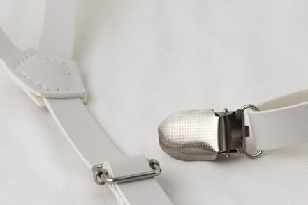 Bretelles cuir homme Polly Gray – style vintage pour costume chic - Roaring 20s Paris