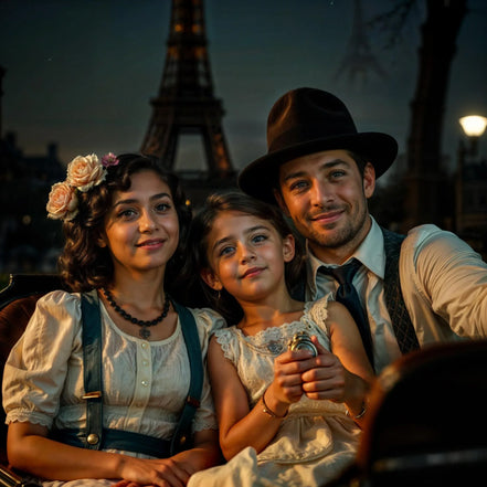 Bretelles et nœud papillon Turquoise Shelby – kit enfant et adulte - Roaring 20s Paris