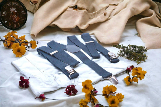 Bretelles vintage Polly Shelby – homme et femme, larges élégantes - Roaring 20s Paris