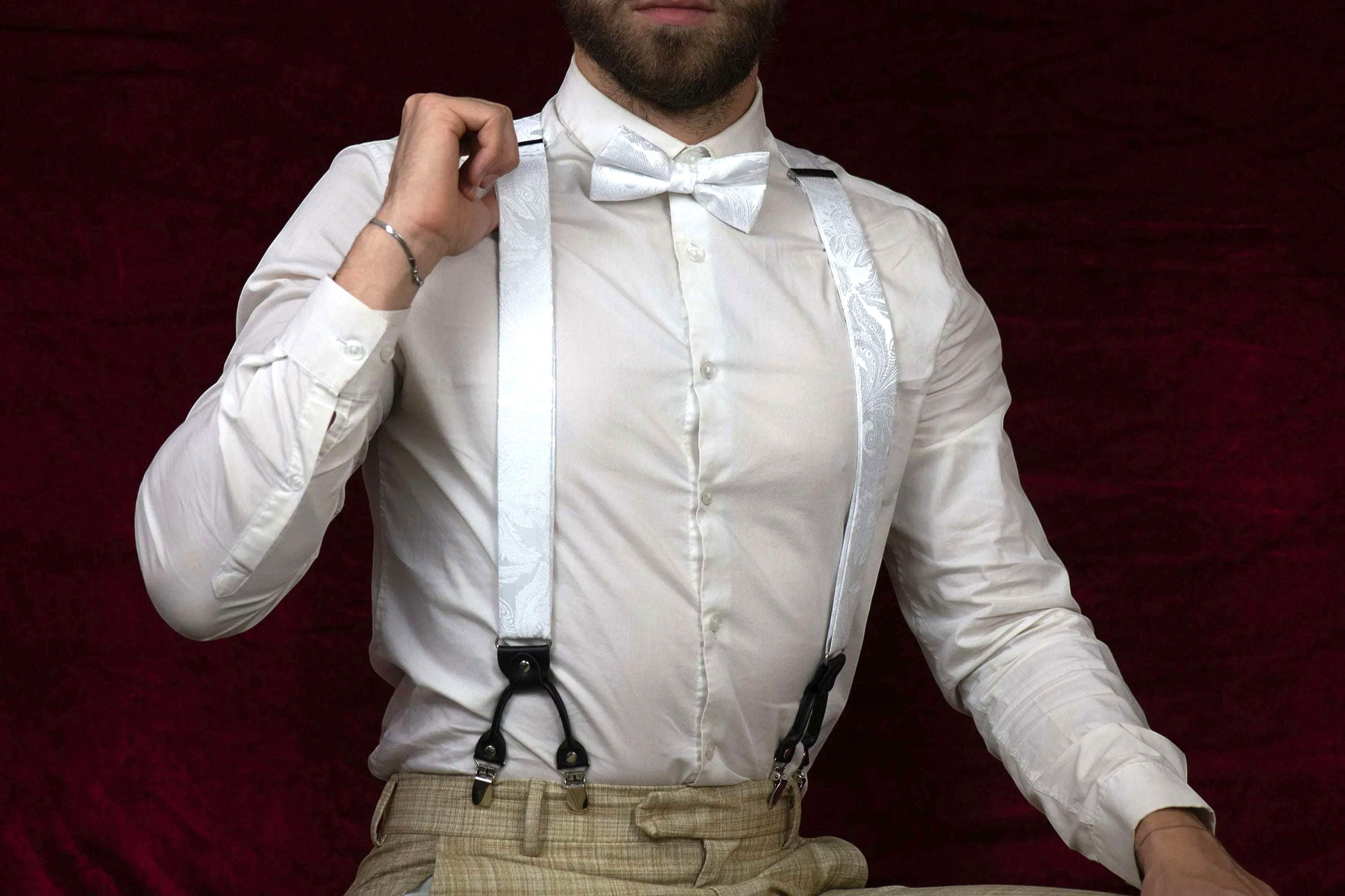 Bretelles bouton vintage Nath Shelby – homme et femme élégant k1qbj8-tb.myshopify.com Bretelles accordéon à bouton, Bretelles avec motif à pois, Bretelles costume de mariage, Bretelles crochet ajustable, Bretelles fines pour robe idée, bretelles homme large bûcheron, bretelles personnalisée cadeau, Bretelles pour chemise pince, mariage boheme chic costume, objet personnalisé offrir idée, tenue mariage garcon honneur, tenue mariage homme civil, tenue témoin mariage costume
