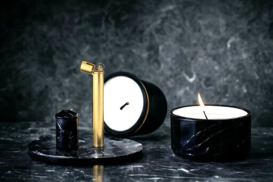 Briquet personnalisé AB en acier or – style Zippo élégant de poche - Roaring 20s Paris