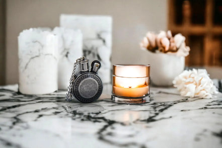 Briquet personnalisé CA en acier argent – style Zippo élégant de poche - Roaring 20s Paris