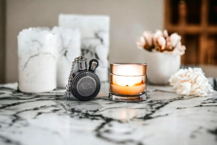 Briquet personnalisé CA en acier argent – style Zippo élégant de poche - Roaring 20s Paris