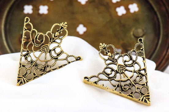 Broche épingle mariage tenue - épingle costume col femme acier or K - Roaring 20s Paris