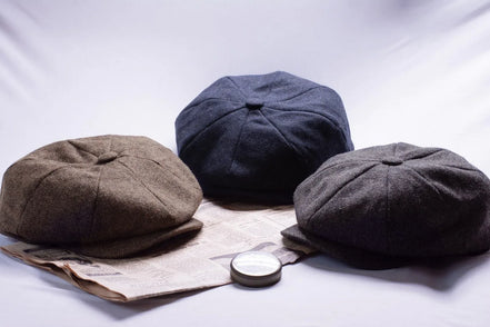 Casquette gavroche personnalisée vert F – idée tenue garçon d’honneur - Roaring 20s Paris