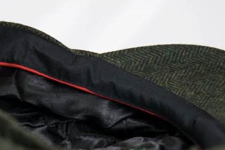 Casquette gavroche personnalisée vert F – idée tenue garçon d’honneur - Roaring 20s Paris