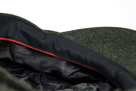 Casquette gavroche personnalisée vert F – idée tenue garçon d’honneur - Roaring 20s Paris