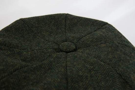 Casquette gavroche personnalisée vert F – idée tenue garçon d’honneur - Roaring 20s Paris