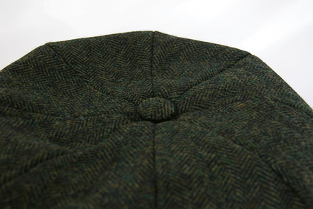 Casquette gavroche personnalisée vert F – idée tenue garçon d’honneur - Roaring 20s Paris