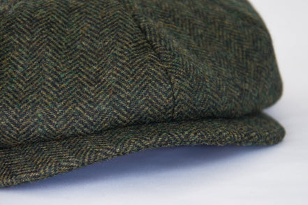 Casquette gavroche personnalisée vert F – idée tenue garçon d’honneur - Roaring 20s Paris