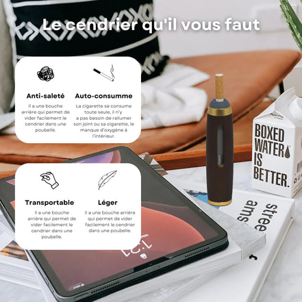 Cendrier de ville personnalisé C.Shelby en acier maison et extérieur - Roaring 20s Paris