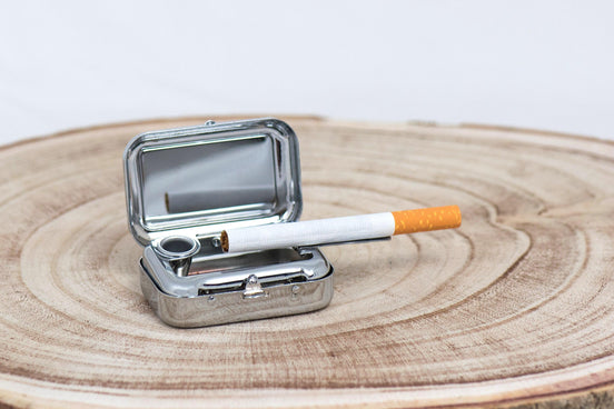 Cendrier extérieur personnalisé Arthur Shelby en acier – style élégant - Roaring 20s Paris