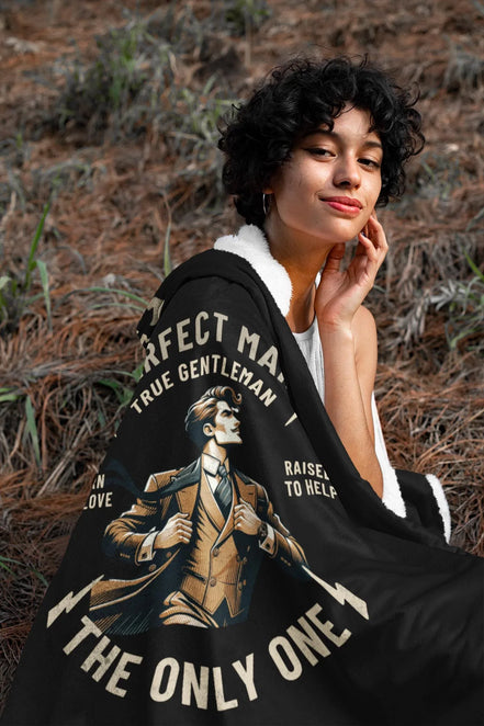 Couverture bébé polaire gentleman, plaid salon canapé ancien broadway - Roaring 20s Paris