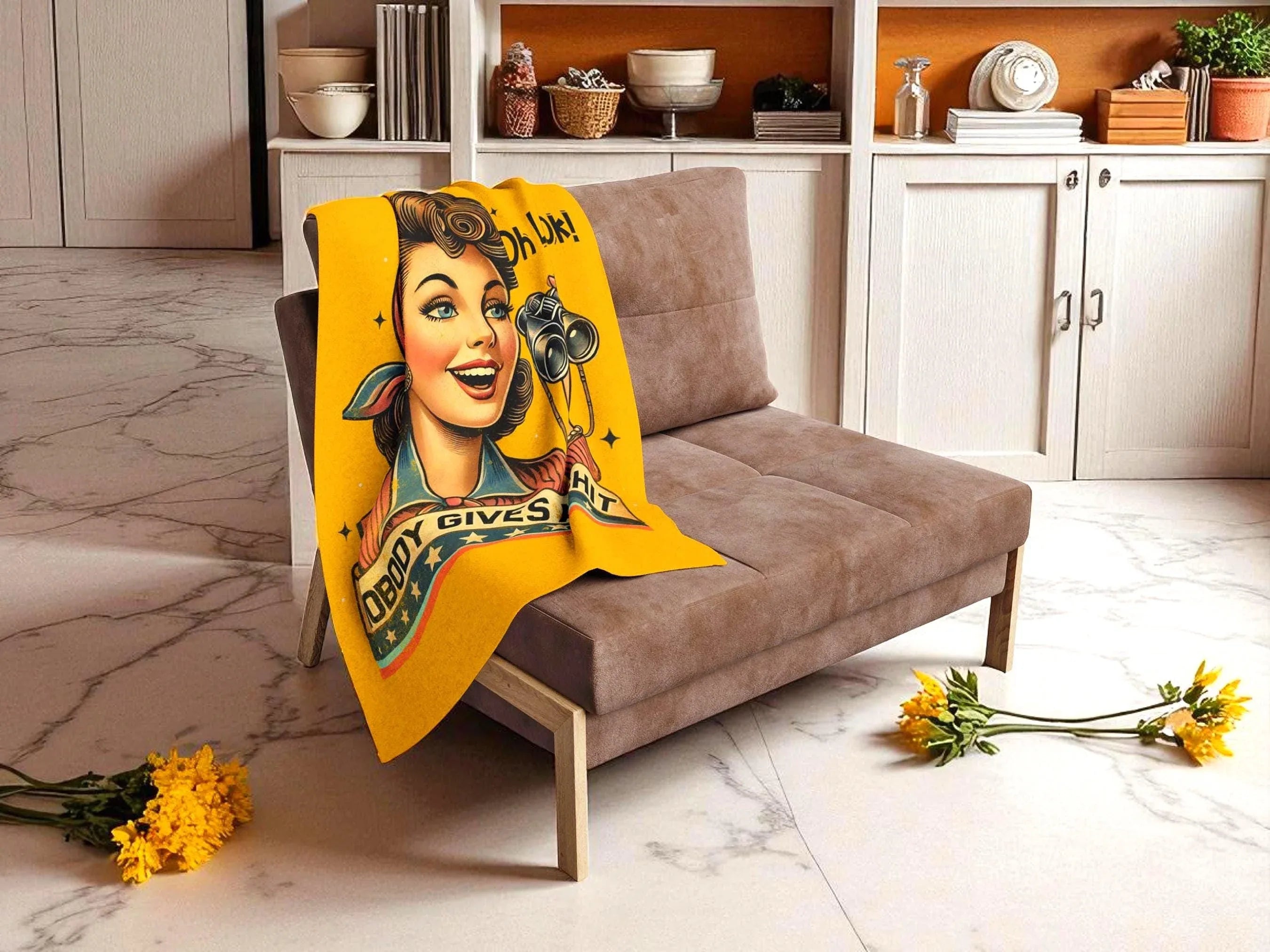 Couverture polaire féminisme - grande taille personnalisable - Roaring 20s Paris