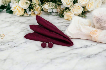 Cravate Ascot soie rouge Hart élégante – lavallière homme notaire - Roaring 20s Paris