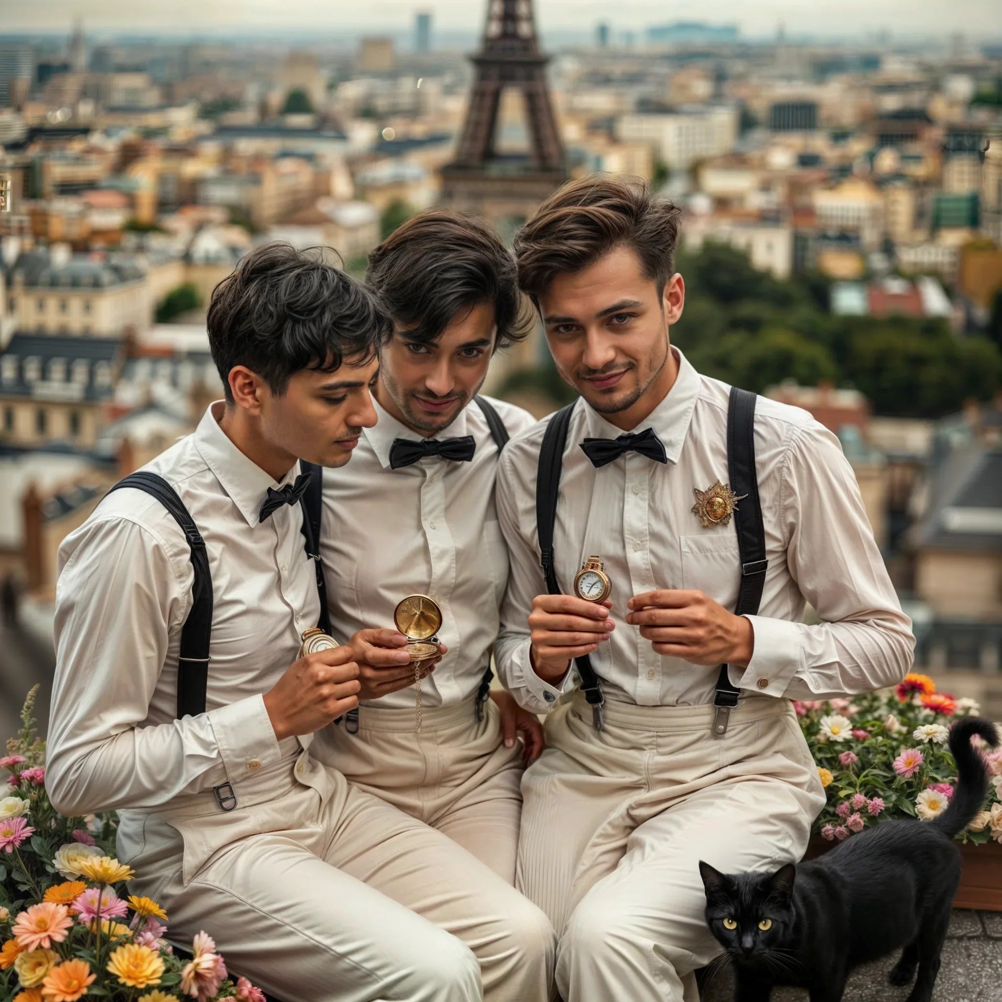 Cravate de costume, tenue mariage garcon honneur K, costume cadeau - Roaring 20s Paris