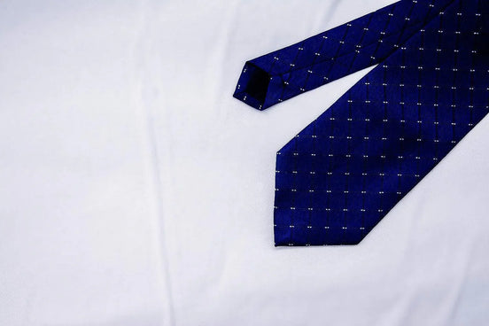 Cravate à motif, cravate de notaire homme, cravate costume en soie V - Roaring 20s Paris