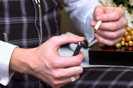 Ensemble fumeur personnalisé C – étui cigarette et briquet zippo vintage - Roaring 20s Paris