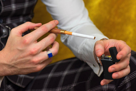 Fume cigarette personnalisé Arthur Shelby – bois homme, cadeau rétro - Roaring 20s Paris