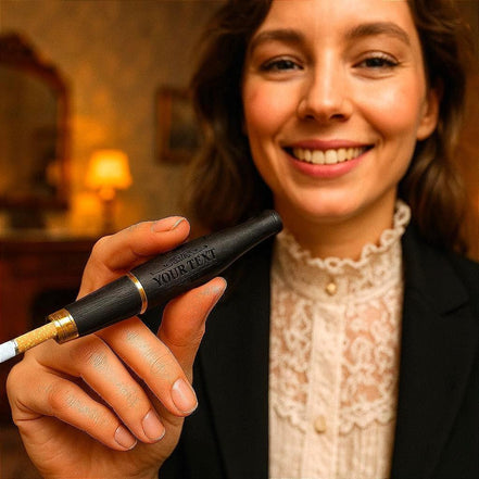 Fume cigarette personnalisé femme – bois Franco Shelby cadeau ami - Roaring 20s Paris